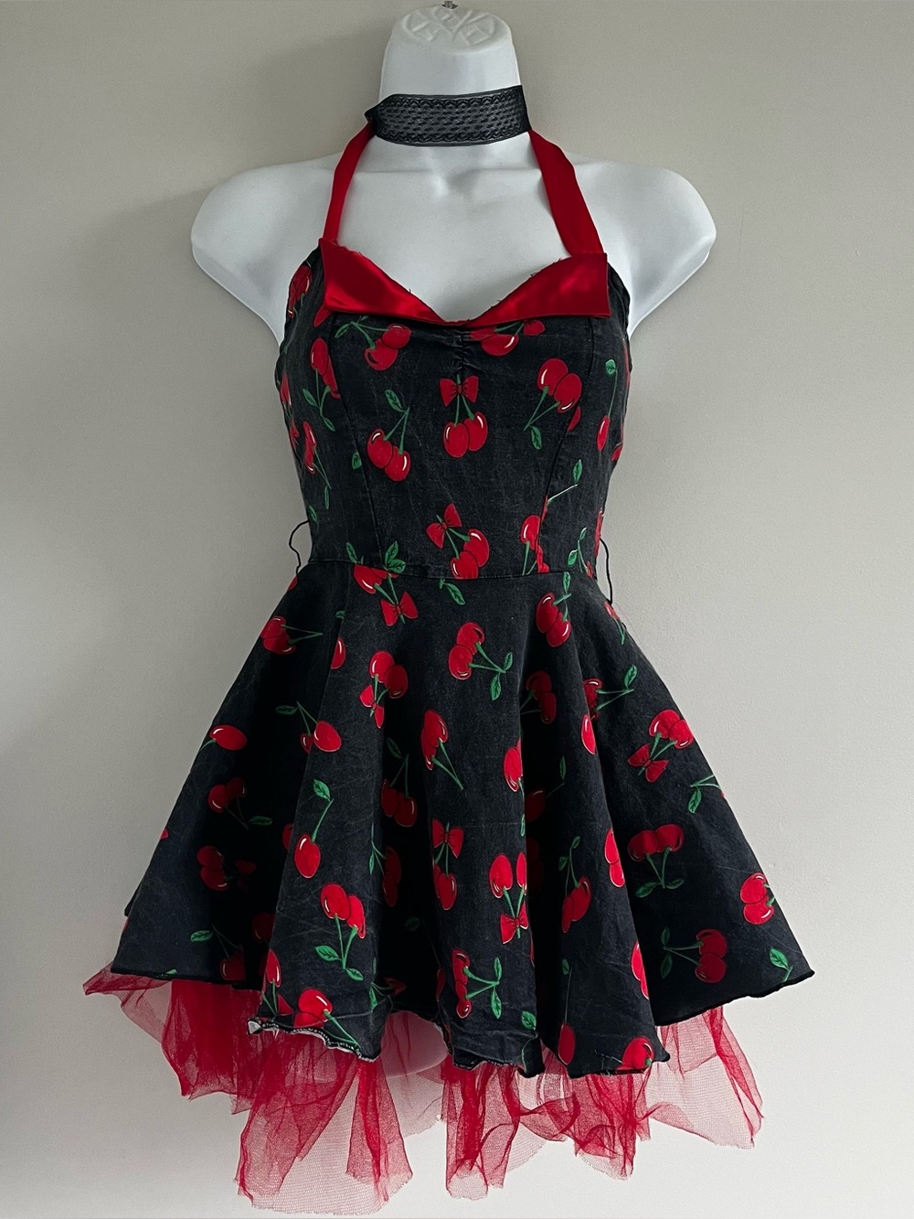Vintage Lip Service Cherry PinUp Halloween Costume